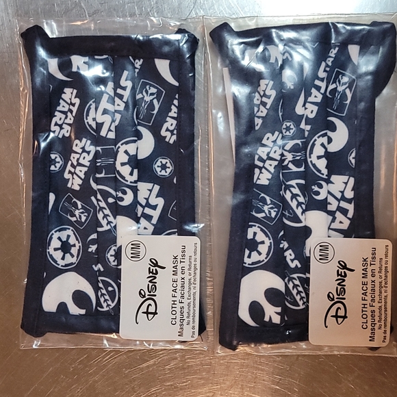 Disney Star Wars face masks size medium (kid size)